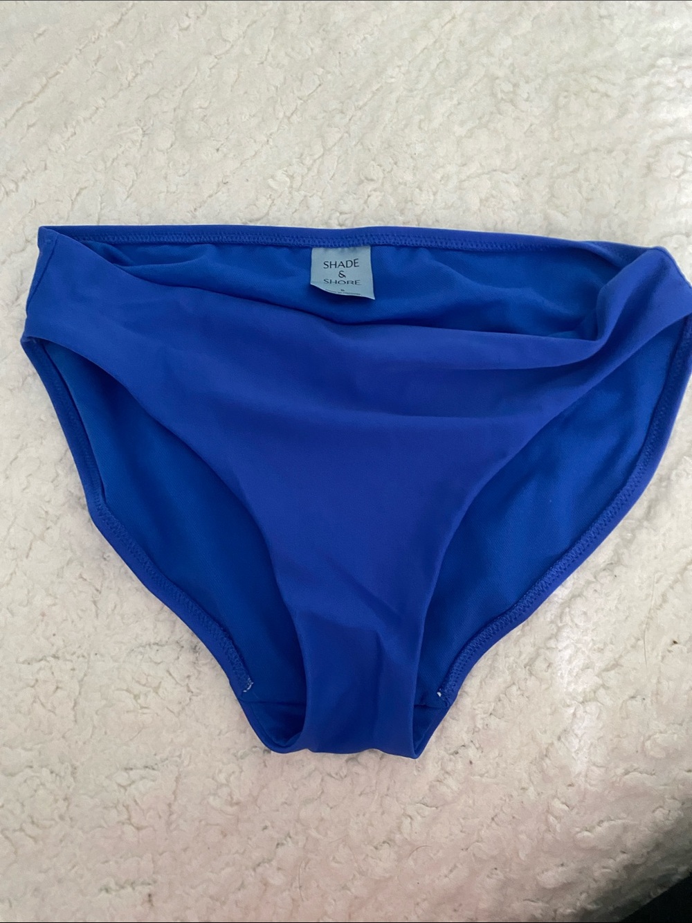 Shade & Shore Cobalt Blue Full Coverage Bikini Bottoms